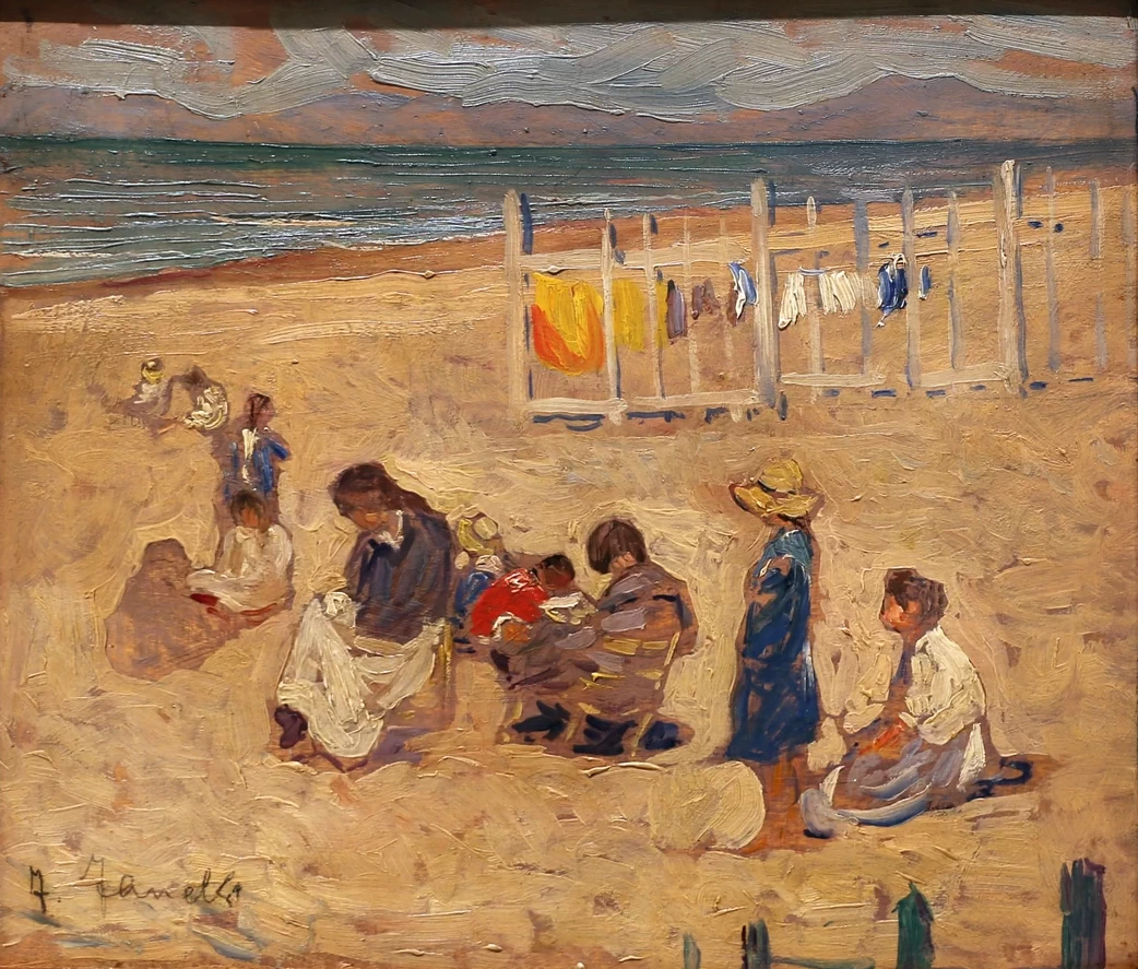 Spiaggia a Viareggio, 1912